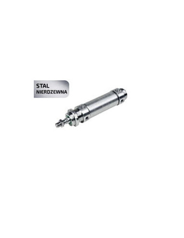 Siłownik okrągły D32x25 stal nierdzewna AISI 304 | Pneumatyka | Eshop Dopak | Wszystko dla Przemysłu