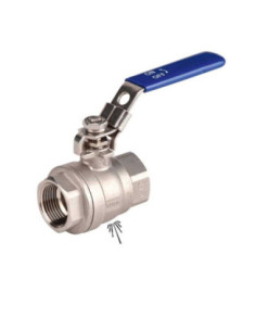 Zawór kulowy G 1/2 GW nierdzewny z odpowietrzeniem i blokadą | Hydraulika | Eshop Dopak | Wszystko dla Przemysłu