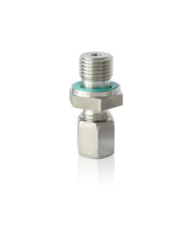 Złączka skręcana hydrauliczna G 3/8 GZ do rury 12 mm, stal nierdzewna, z uszczelką FKM | Hydraulika | Eshop Dopak | Wszystko dla