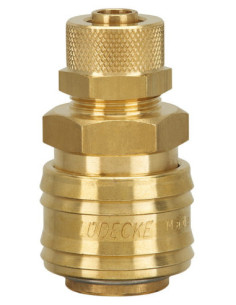 Szybkozłącze pneumatyczne Ludecke DN7,2 typ 26, skręcane do węża fi 8x6 mm, mosiądz | Przewody i Złącza | Eshop Dopak | Wszystko