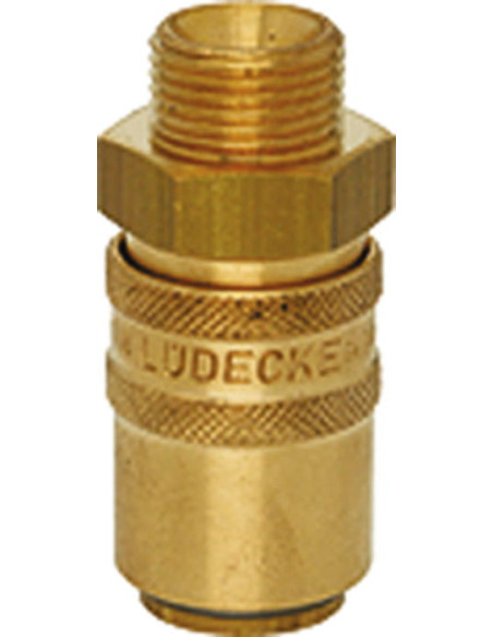 Szybkozłącze do form wtrys. DN6, M14x1.5 zew, z zaworem