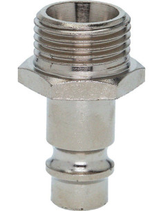 Króciec szybkozłącza Ludecke DN10 typ 27, R 1/2 GZ, wtyk szybkozłącza, stal hartowana | Przewody i Złącza | Eshop Dopak | Wszyst
