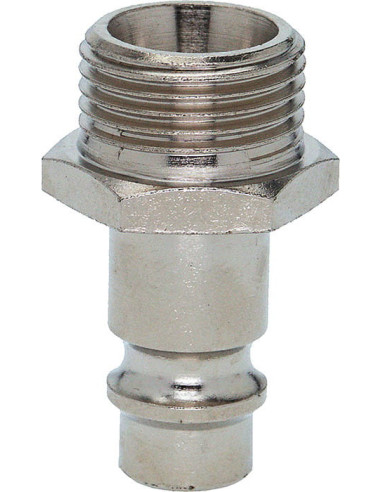 Króciec szybkozłącza Ludecke DN10 typ 27, R 1/2 GZ, wtyk szybkozłącza, stal hartowana | Przewody i Złącza | Eshop Dopak | Wszyst