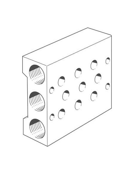 PRS-1/4-3 Blok przyłączeniowy | Pneumatyka | Eshop Dopak | Wszystko dla Przemysłu