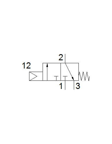 SVS-3-1/8 Zawór do montażu tablicowego | Pneumatyka | Eshop Dopak | Wszystko dla Przemysłu