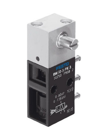 RW/O-3-PK-3 Zawór z dźwignią obrotową | Pneumatyka | Eshop Dopak | Wszystko dla Przemysłu