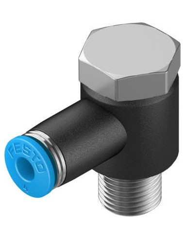 QSLV-1/8-4-100 Złącze wtykowe-L | Pneumatyka | Eshop Dopak | Wszystko dla Przemysłu