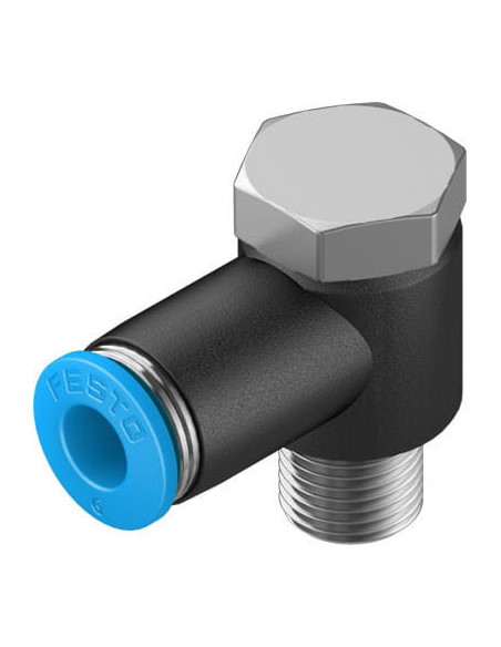 QSLV-1/8-6-100 Złącze wtykowe-L | Pneumatyka | Eshop Dopak | Wszystko dla Przemysłu