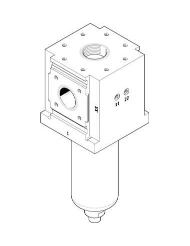PFML-186-HP3-AST Filtr dokładny | Pneumatyka | Eshop Dopak | Wszystko dla Przemysłu