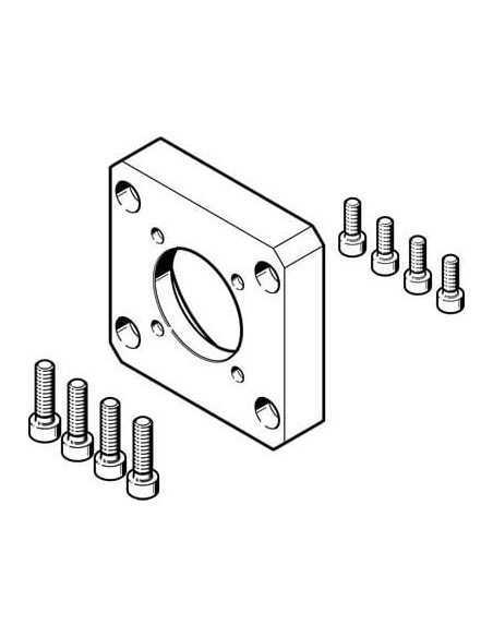 EAMF-A-62A-60G/H Kołnierz silnika | Elektryka | Eshop Dopak | Wszystko dla Przemysłu