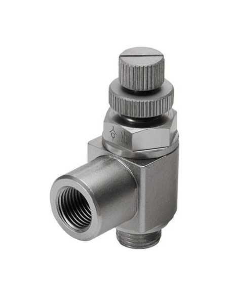 GRLA-1/4-RS-B Zawór dławiąco-zwrotny | Hydraulika | Eshop Dopak | Wszystko dla Przemysłu