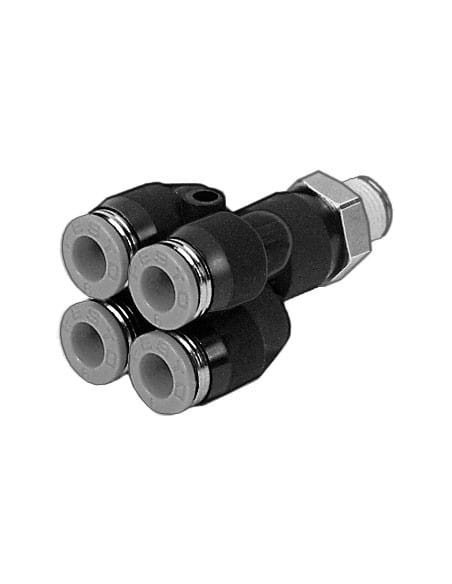 QSQ-1/4-6 Rozdzielacz wielosegmentowy | Pneumatyka | Eshop Dopak | Wszystko dla Przemysłu
