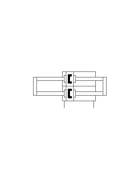 DPZJ-16-50-P-A-S2 Siłownik z dwoma tłokami | Pneumatyka | Eshop Dopak | Wszystko dla Przemysłu