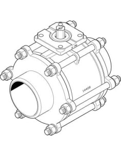 VZBA-4"-WW-63-T-22-F10-V4V4T Zawór kulowy | Pneumatyka | Eshop Dopak | Wszystko dla Przemysłu