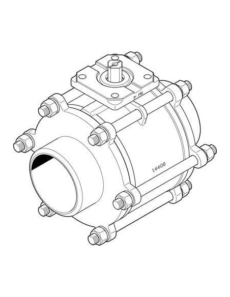 VZBA-4"-WW-63-T-22-F10-V4V4T Zawór kulowy | Pneumatyka | Eshop Dopak | Wszystko dla Przemysłu
