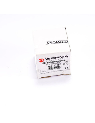 Migający element świetlny, 843 110 68, WERMA | Elektryka | Eshop Dopak | Wszystko dla Przemysłu