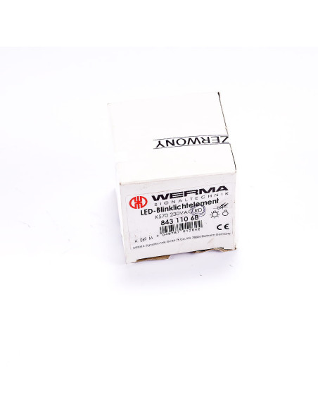 Migający element świetlny, 843 110 68, WERMA | Elektryka | Eshop Dopak | Wszystko dla Przemysłu