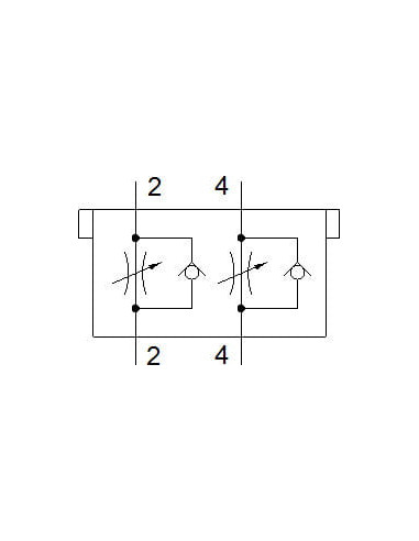 CPV10-BS-2XGRAZ-M7 Zawór dławiąco-zwrotny | Pneumatyka | Eshop Dopak | Wszystko dla Przemysłu