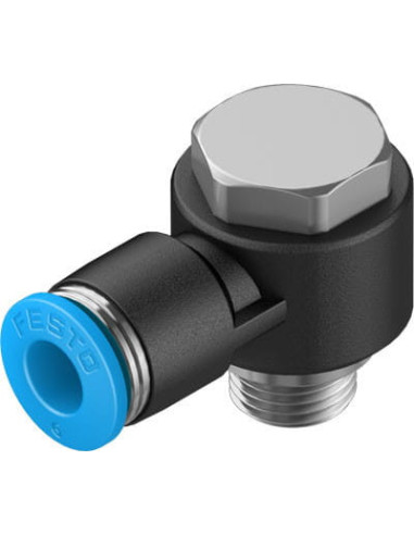 QSLV-G1/8-6 Złącze wtykowe-L | Pneumatyka | Eshop Dopak | Wszystko dla Przemysłu