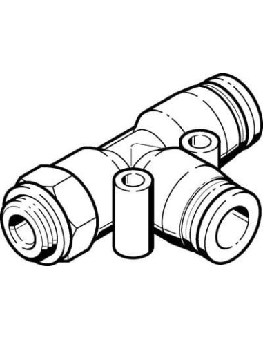 QSTL-G1/2-16 Złącze wtykowe-T | Pneumatyka | Eshop Dopak | Wszystko dla Przemysłu