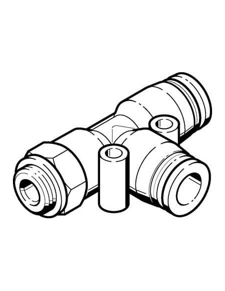 QSTL-G1/2-16 Złącze wtykowe-T | Pneumatyka | Eshop Dopak | Wszystko dla Przemysłu