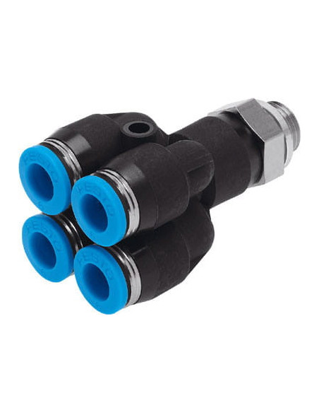 QSQ-G1/8-4 Rozdzielacz wielosegmentowy | Pneumatyka | Eshop Dopak | Wszystko dla Przemysłu