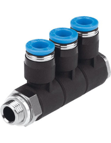 QSLV3-G1/4-8 Rozdzielacz wielosegmentowy | Pneumatyka | Eshop Dopak | Wszystko dla Przemysłu