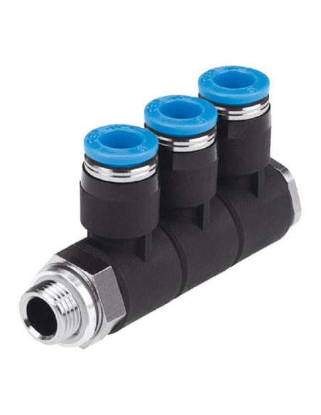 QSLV3-G1/4-8 Rozdzielacz wielosegmentowy | Pneumatyka | Eshop Dopak | Wszystko dla Przemysłu