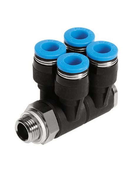 QSLV4-G1/4-6 Rozdzielacz wielosegmentowy | Pneumatyka | Eshop Dopak | Wszystko dla Przemysłu