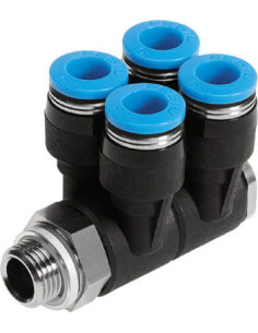 QSLV4-G3/8-12 Rozdzielacz wielosegmentowy | Pneumatyka | Eshop Dopak | Wszystko dla Przemysłu