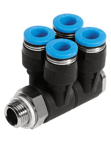 QSLV4-G3/8-12 Rozdzielacz wielosegmentowy | Pneumatyka | Eshop Dopak | Wszystko dla Przemysłu