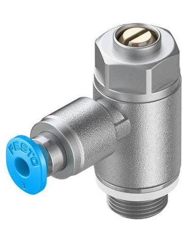 GRLA-1/8-QS-3-D Zawór dławiąco-zwrotny | Hydraulika | Eshop Dopak | Wszystko dla Przemysłu