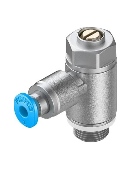 GRLA-1/8-QS-3-D Zawór dławiąco-zwrotny | Hydraulika | Eshop Dopak | Wszystko dla Przemysłu