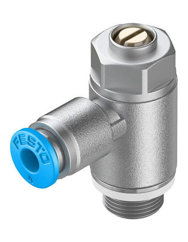 GRLA-1/8-QS-4-D Zawór dławiąco-zwrotny | Hydraulika | Eshop Dopak | Wszystko dla Przemysłu
