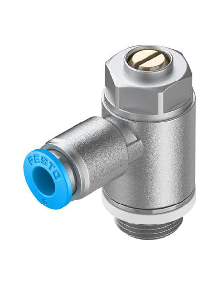GRLA-1/4-QS-6-D Zawór dławiąco-zwrotny | Hydraulika | Eshop Dopak | Wszystko dla Przemysłu