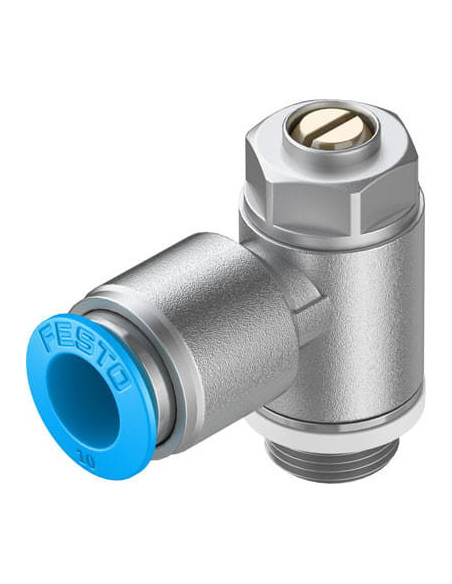 GRLA-1/4-QS-10-D Zawór dławiąco-zwrotny | Hydraulika | Eshop Dopak | Wszystko dla Przemysłu