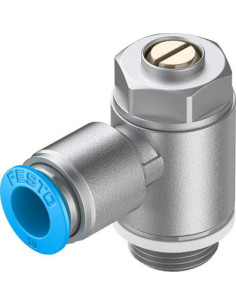 GRLA-3/8-QS-10-D Zawór dławiąco-zwrotny | Hydraulika | Eshop Dopak | Wszystko dla Przemysłu