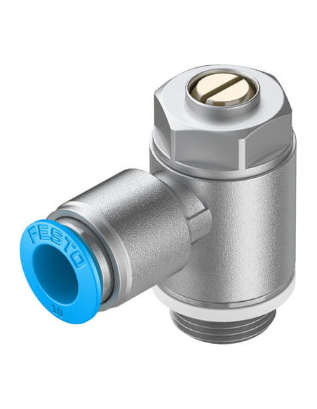 GRLA-3/8-QS-10-D Zawór dławiąco-zwrotny | Hydraulika | Eshop Dopak | Wszystko dla Przemysłu