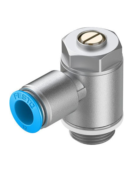 GRLA-1/2-QS-12-D Zawór dławiąco-zwrotny | Hydraulika | Eshop Dopak | Wszystko dla Przemysłu