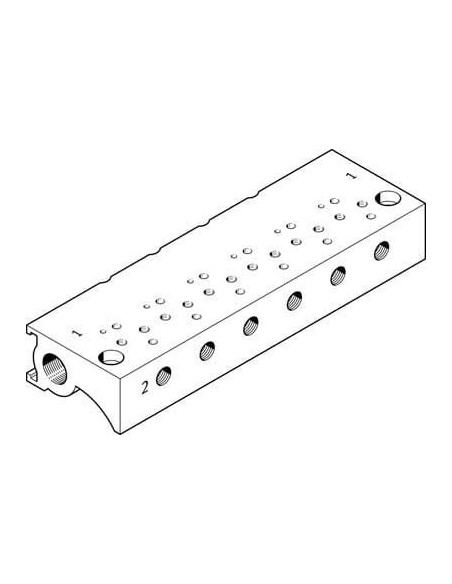 MHA1-P4-2-M3 Blok przyłączeniowy | Pneumatyka | Eshop Dopak | Wszystko dla Przemysłu