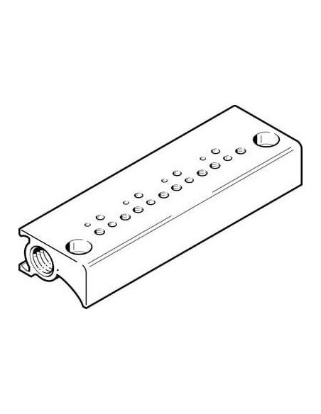 MHP1-P10-2-PI Blok przyłączeniowy | Pneumatyka | Eshop Dopak | Wszystko dla Przemysłu