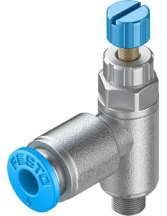 GRLA-M5-QS-4-RS-D Zawór dławiąco-zwrotny | Hydraulika | Eshop Dopak | Wszystko dla Przemysłu
