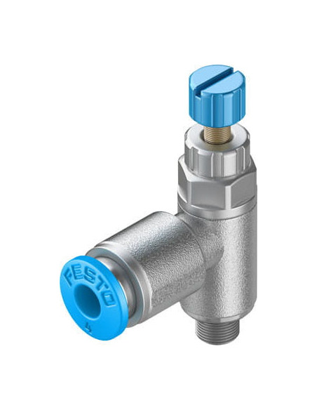 GRLA-M5-QS-4-RS-D Zawór dławiąco-zwrotny | Hydraulika | Eshop Dopak | Wszystko dla Przemysłu