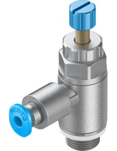 GRLA-1/8-QS-3-RS-D Zawór dławiąco-zwrotny | Hydraulika | Eshop Dopak | Wszystko dla Przemysłu