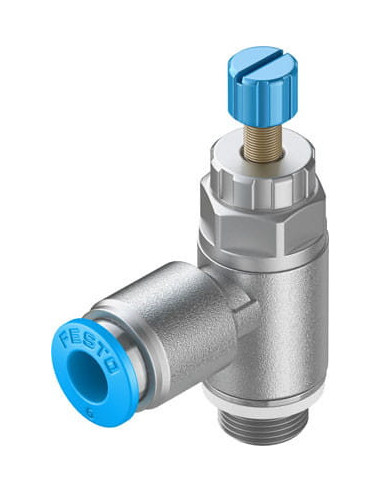 GRLA-1/8-QS-6-RS-D Zawór dławiąco-zwrotny | Hydraulika | Eshop Dopak | Wszystko dla Przemysłu