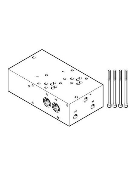 VABP-S1-1V1G-G14-2 Płyta przyłączeniowa | Pneumatyka | Eshop Dopak | Wszystko dla Przemysłu