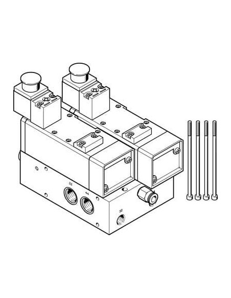 VABP-S1-2V1G-G38-2M-A1 Płyta przyłączeniowa | Pneumatyka | Eshop Dopak | Wszystko dla Przemysłu
