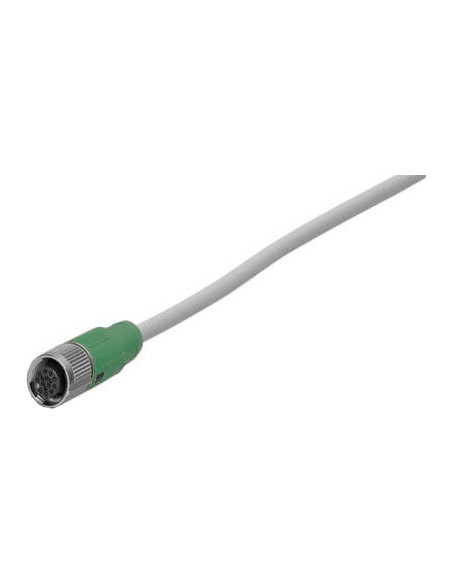 NEBS-M12G12-KS-10-LE12 Kabel łączący | Przewody i Złącza | Eshop Dopak | Wszystko dla Przemysłu