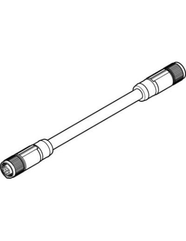NEBS-M12G12-KS-0.5-SM12G12 Kabel łączący | Przewody i Złącza | Eshop Dopak | Wszystko dla Przemysłu