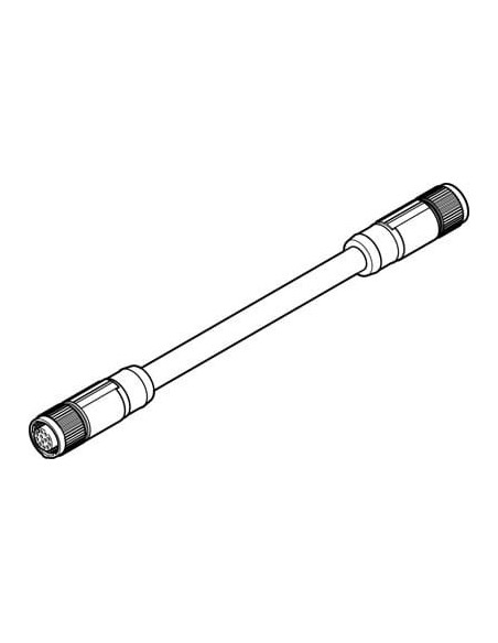 NEBS-M12G12-KS-0.5-SM12G12 Kabel łączący | Przewody i Złącza | Eshop Dopak | Wszystko dla Przemysłu